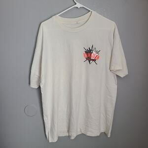 HAWAIIAN legacy Front and back print  white L